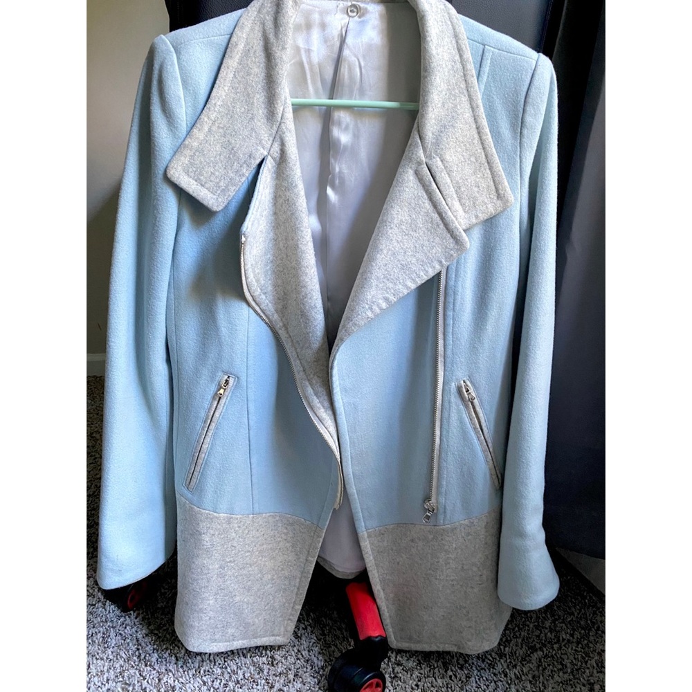 Korean style blue coat 🧥